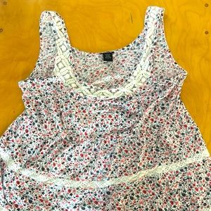 Torrid Size 1 Top Floral Print A line